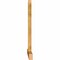 Ekena Millwork Portland Rough Sawn Timber Gable Bracket, Western Red Cedar, 108"W x 68"H x 4"D x 6"F, 15/12 Pitch GBW108X68X0406POR00RWR - alternate 3